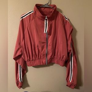 Love Tree Crop Windbreaker